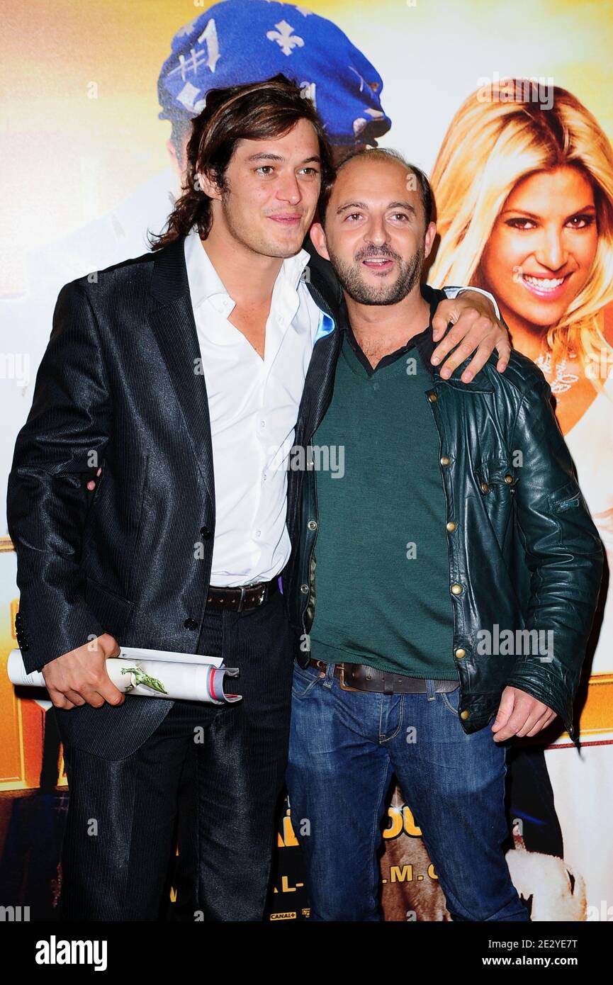 Aurelien Wiik and guest arriving for the premiere of 'Fatal' held at the Grand Rex in Paris, France on June 14, 2010. Photo by Nicolas Briquet/ABACAPRESS.COM Stock Photo