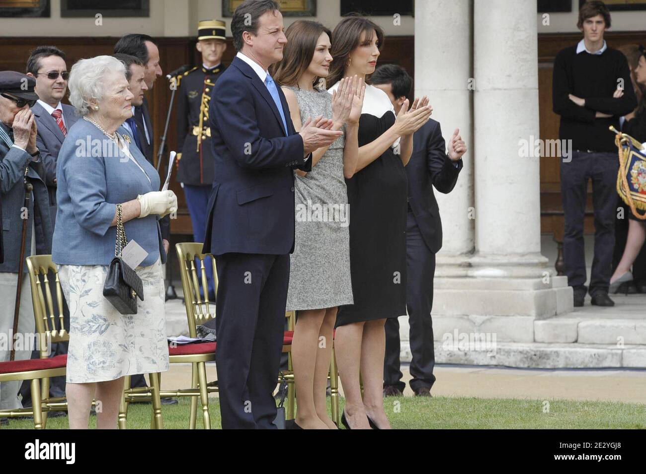 Wife of british prime minister david cameron and carla bruni sarkozy hi-res  stock photography and images - Alamy