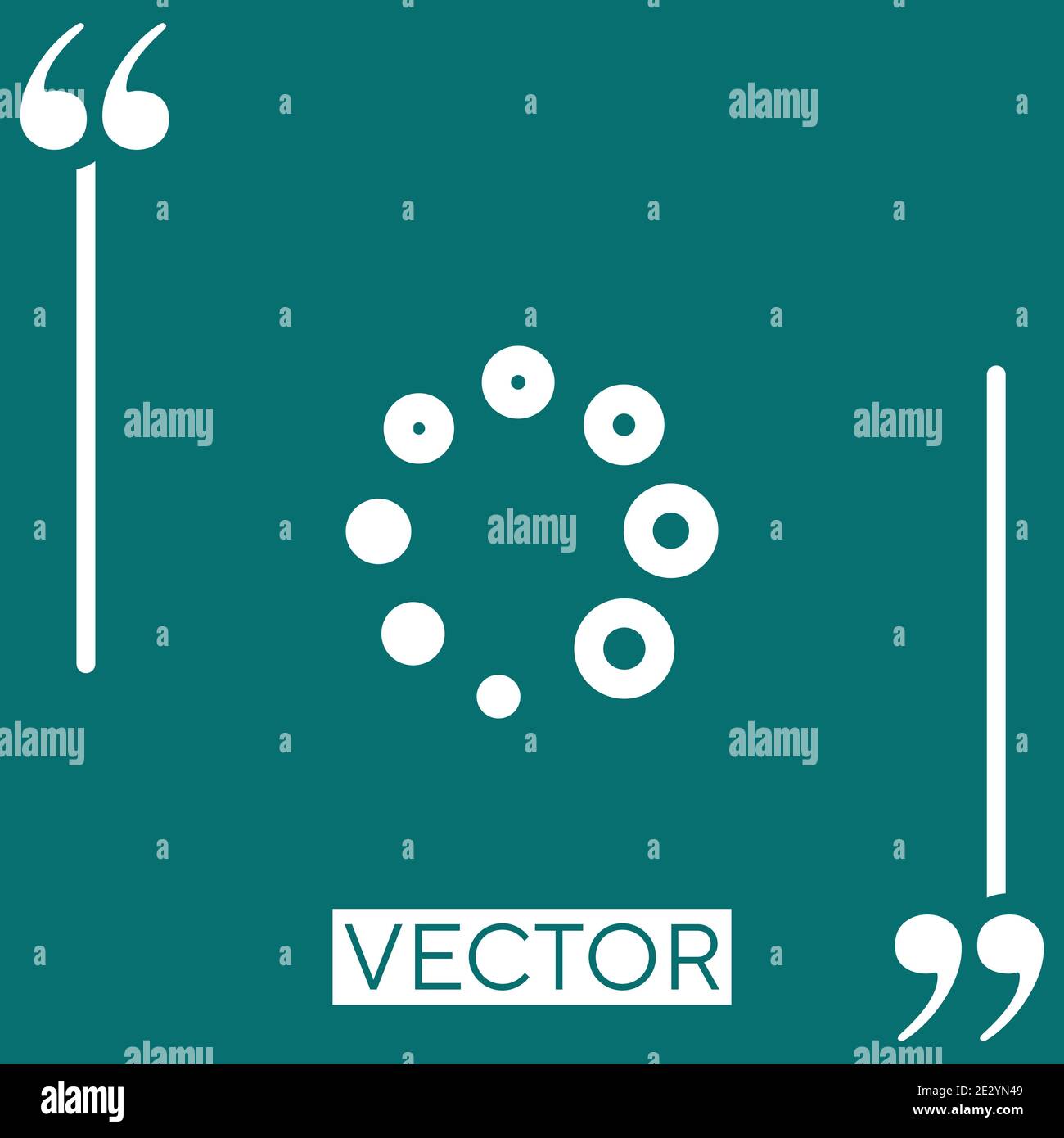 loading vector icon Linear icon. Editable stroked line Stock Vector