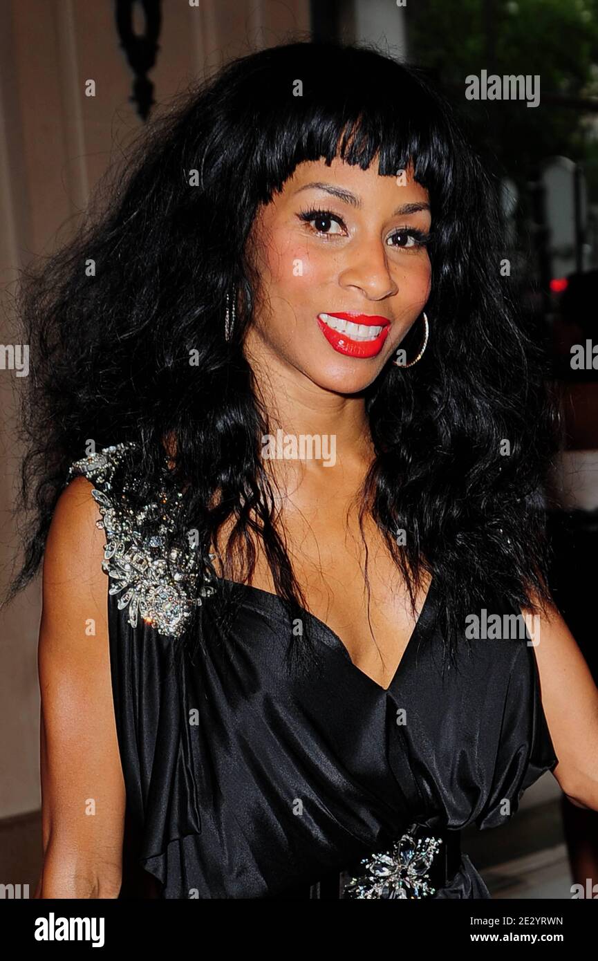 Mia Frye arriving for the 25th ‘Gala de l’Aide a l’Enfant Refugie’ held