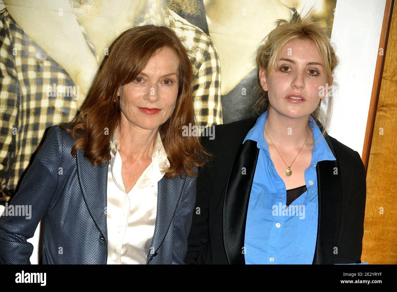 Isabelle Huppert and her daughter Lolita Chammah attending the premiere of  'Copacabana' directed by Marc Fitoussi