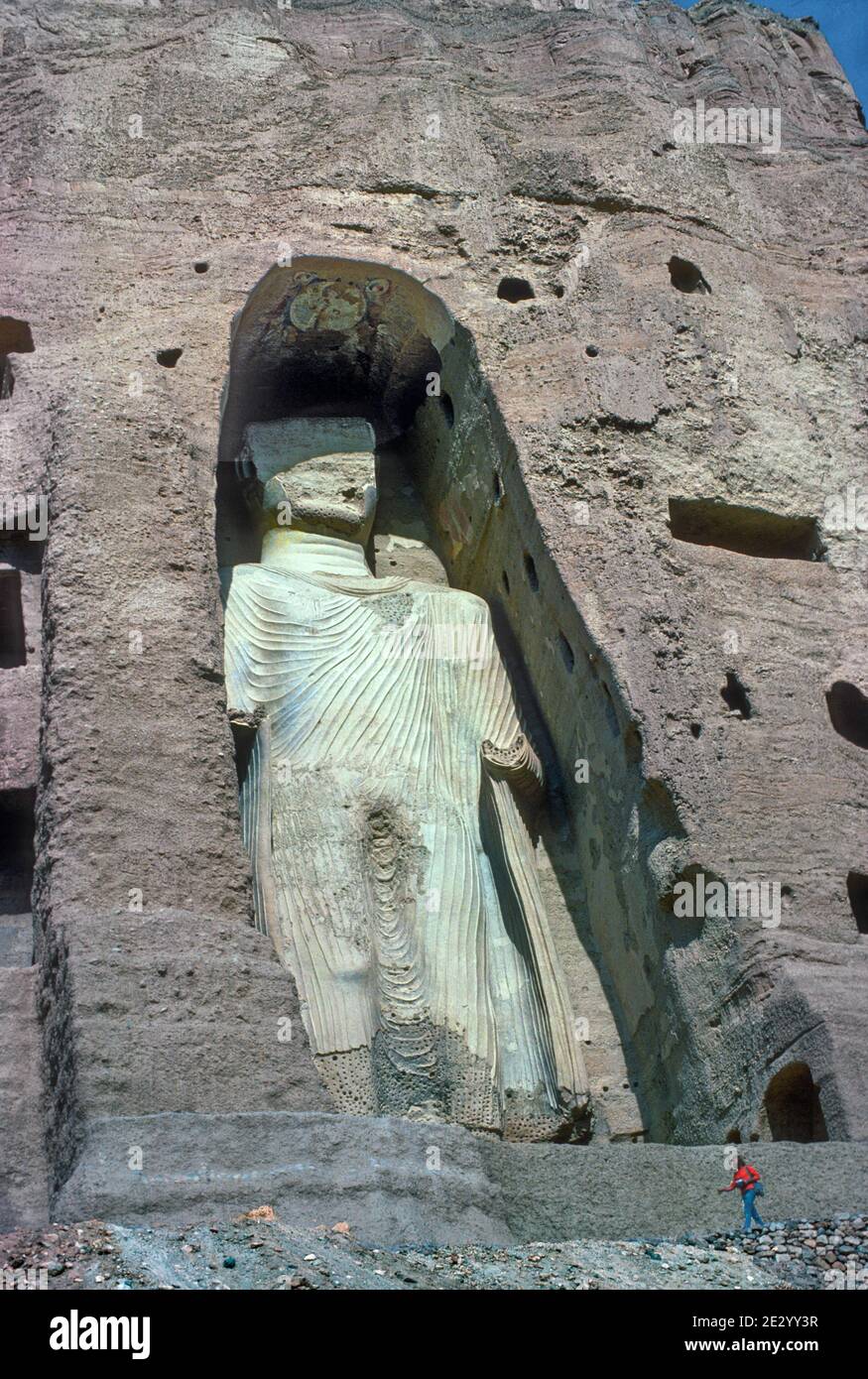 Giant Buddha statue Bamyan destroyed in 2001 by Taliban Central