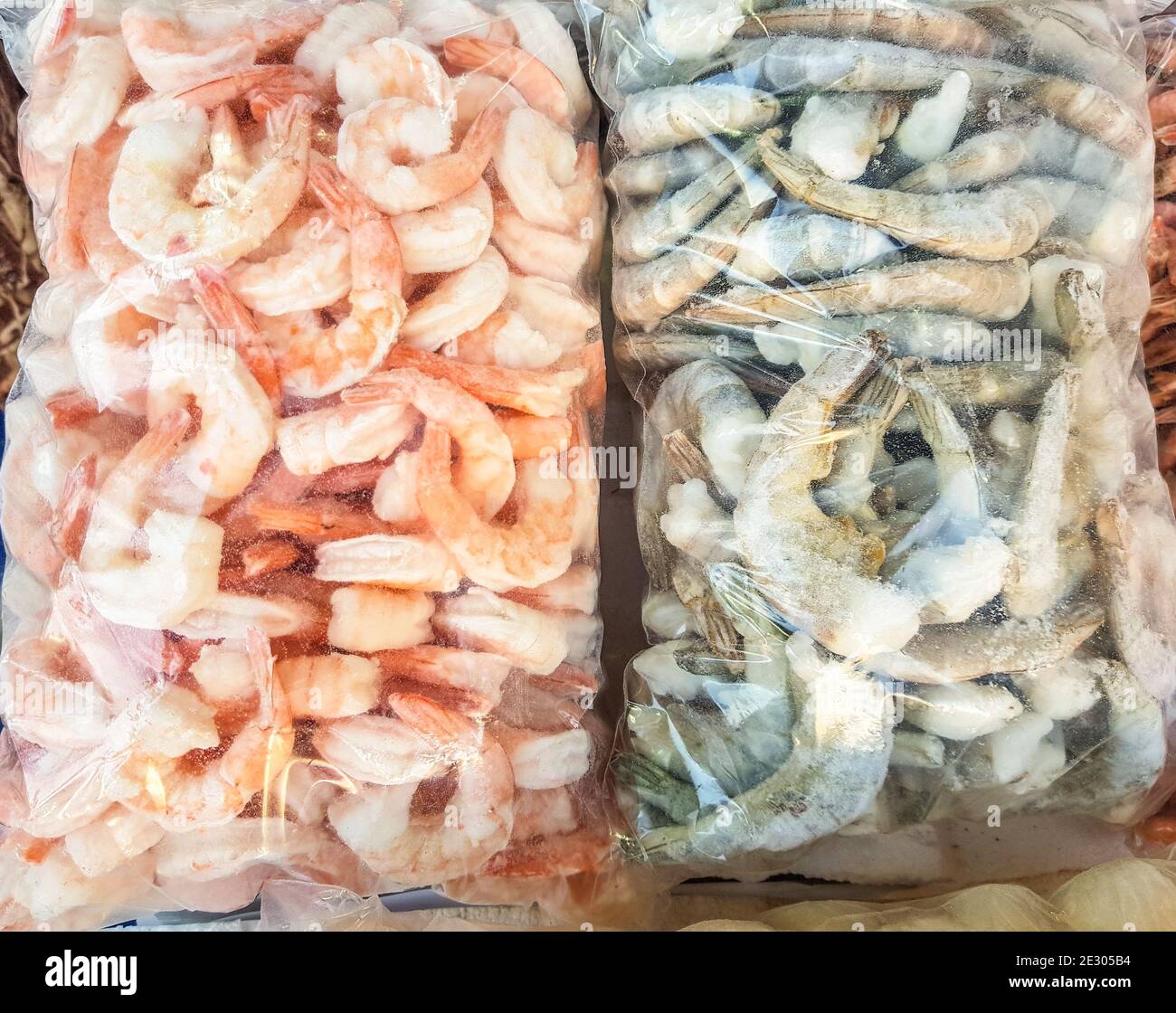Shrimp in bags sale