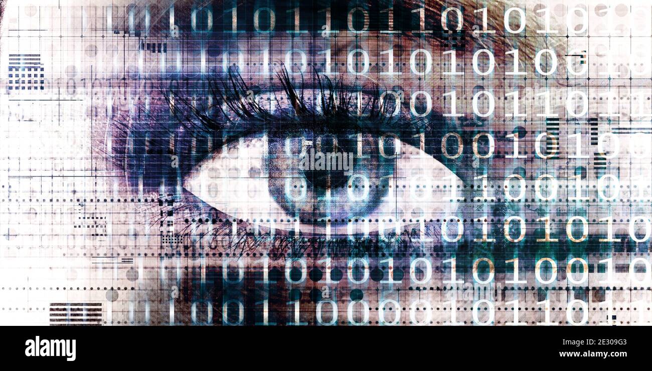 Digital Eye Technology as a Futuristic Concept Stock Photo - Alamy