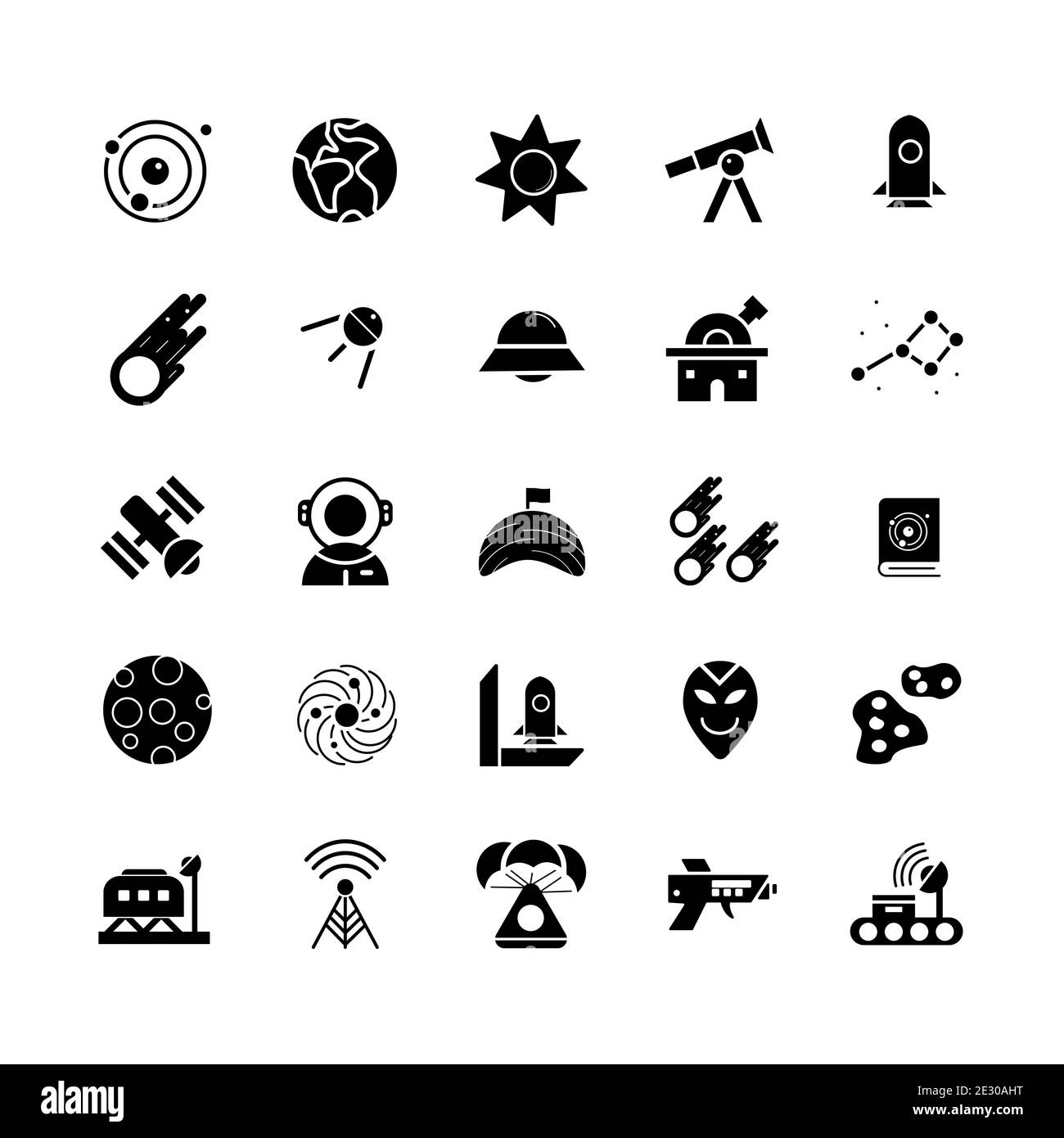 Solar System Planets Orbit Black and White Stock Photos & Images - Alamy