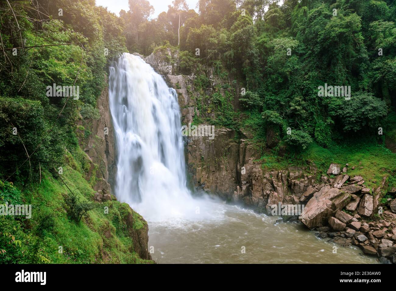 Haew Narok waterfall, Khao Yai National Park, Thailand Stock Photo