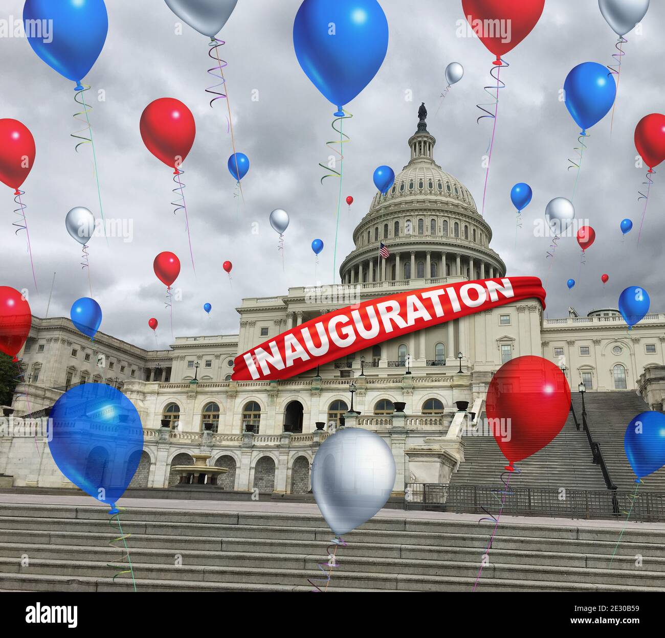 USA inauguration celebration and presidential United States inaugural