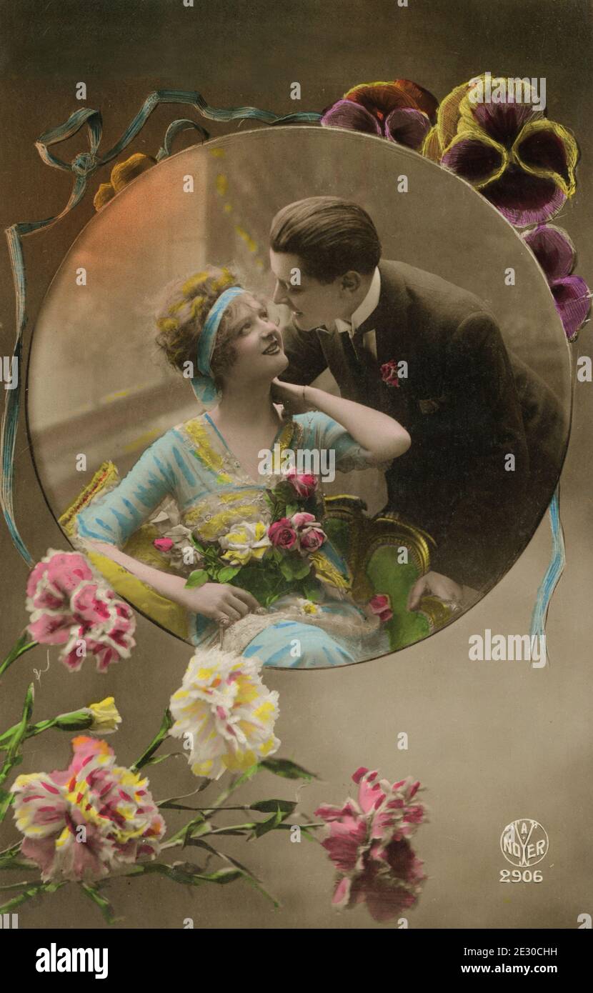 Colorized postcard hi-res stock photography and images - Alamy