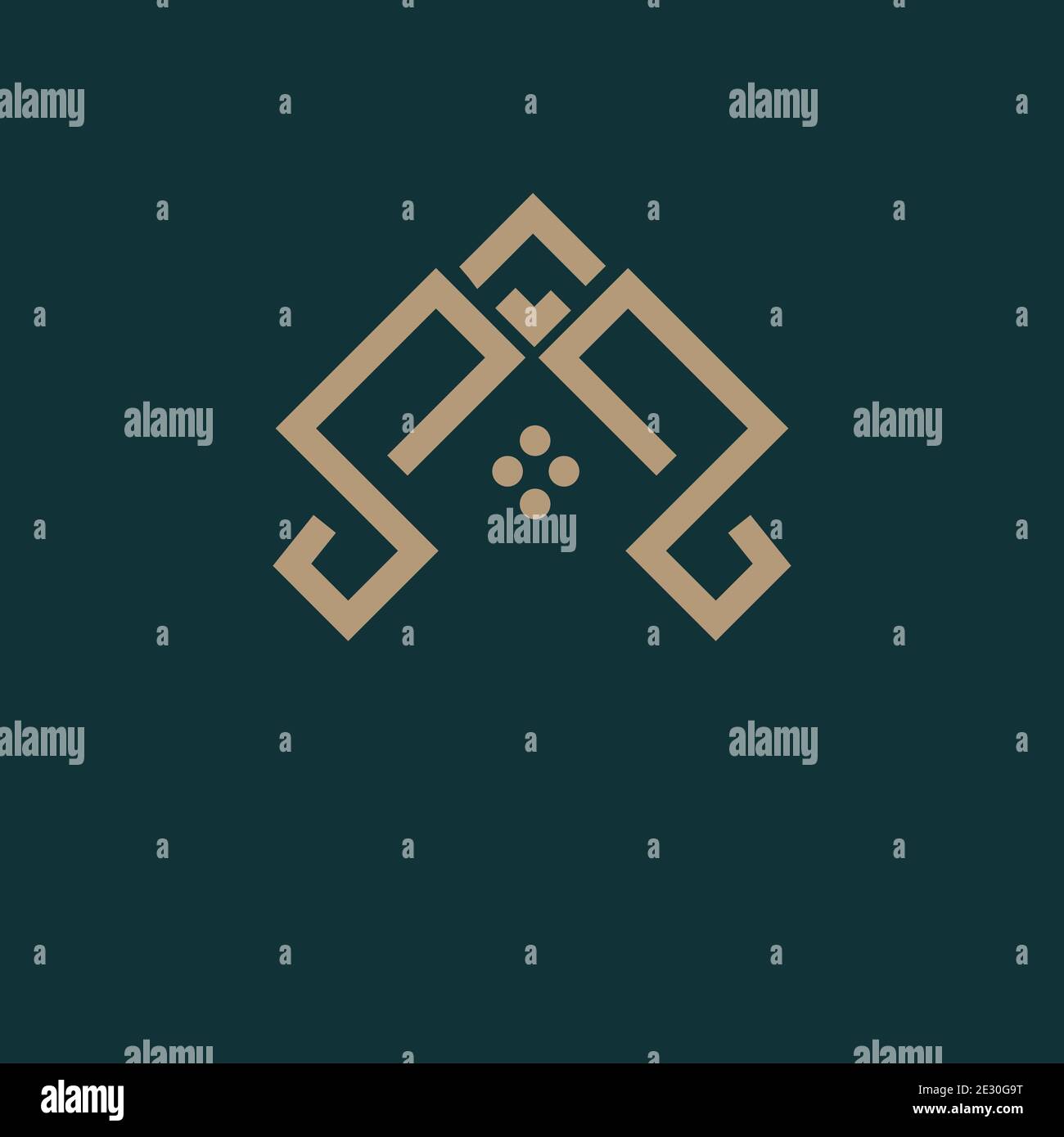 creative luxury logo vector Stock Vector