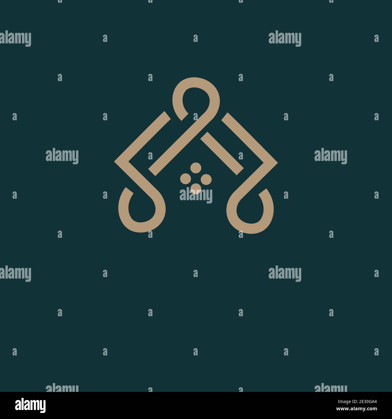 creative luxury logo vector Stock Vector