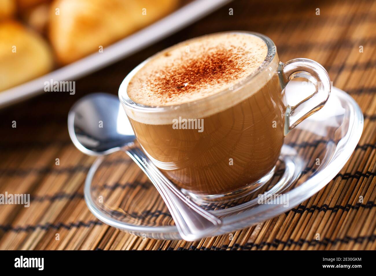 Typical Italian espresso with milk. High quality photo Stock Photo Alamy