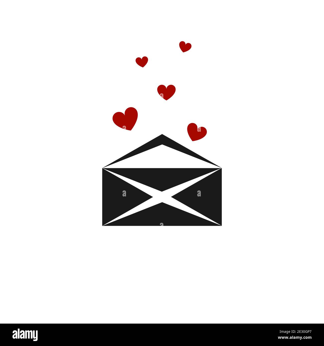 Postal Stamp Sign On Card Board, Love Mail Typographic For Valentine Or  Greeting Card Royalty Free SVG, Cliparts, Vectors, and Stock Illustration.  Image 65864937.