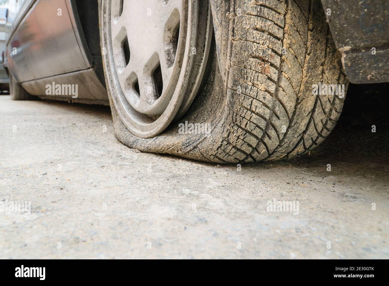 Car tire burst hires stock photography and images Alamy