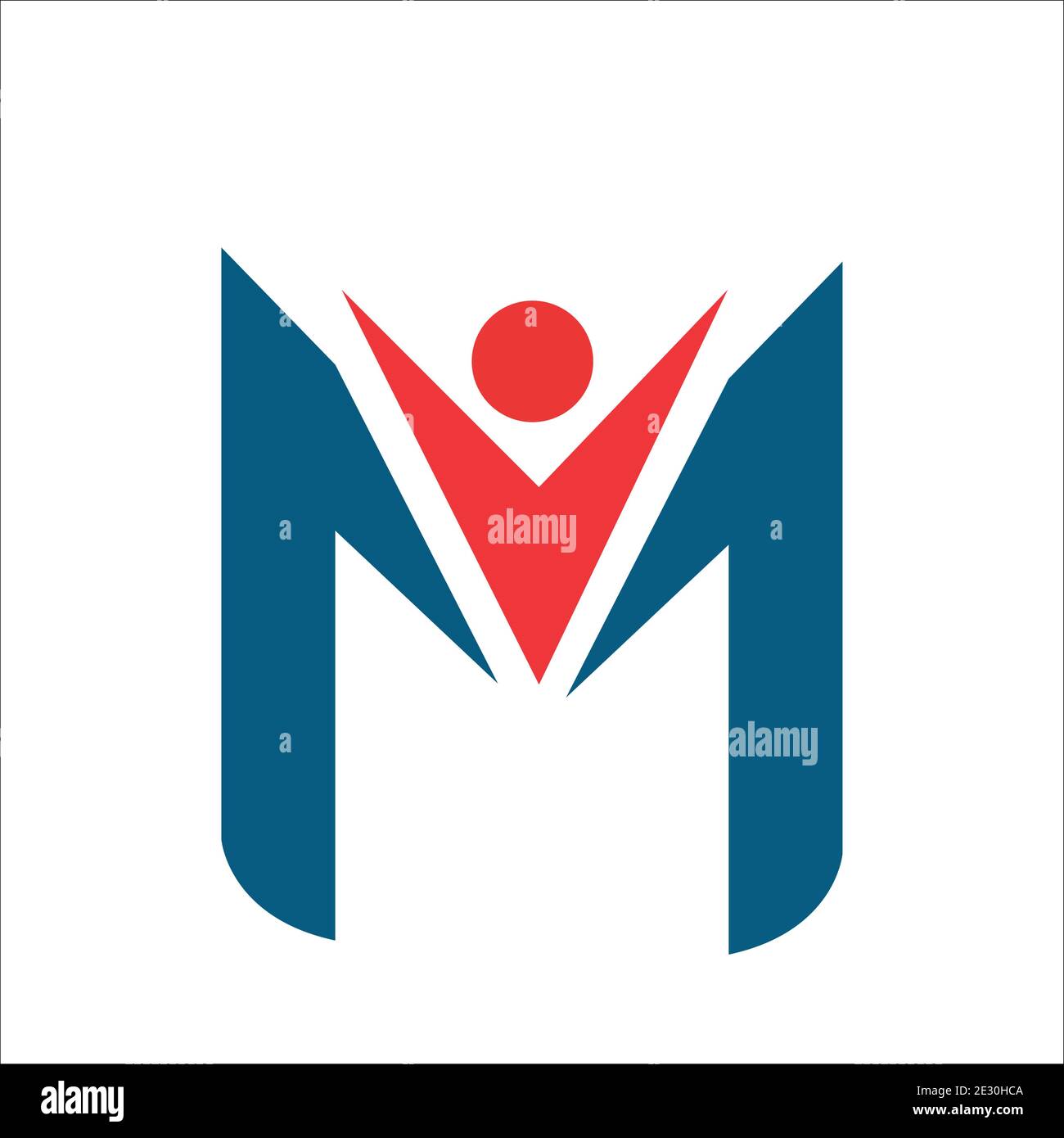 Initial letter M logo vector Stock Vector Image & Art - Alamy