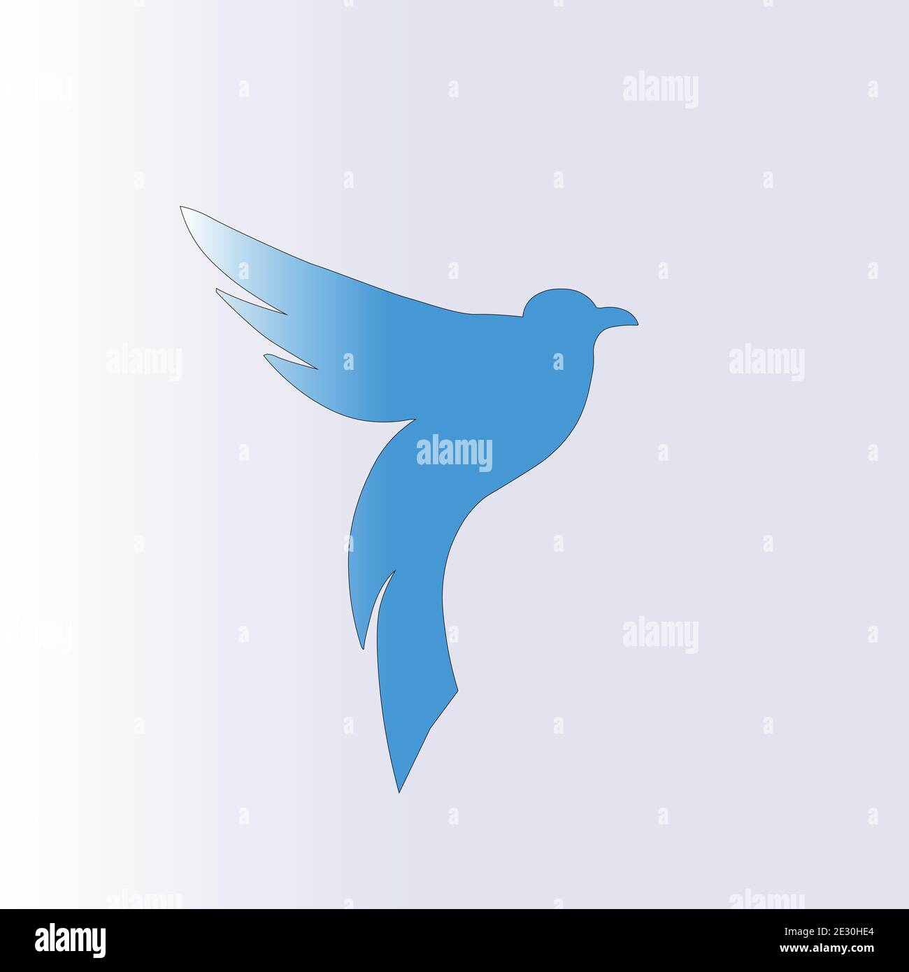 Ancient hawk bird logo vector Stock Vector
