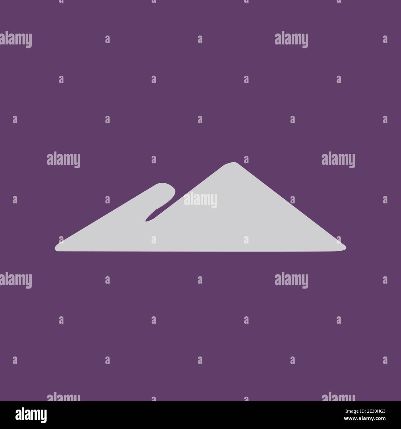 creative mountain everest logo design vector Stock Vector