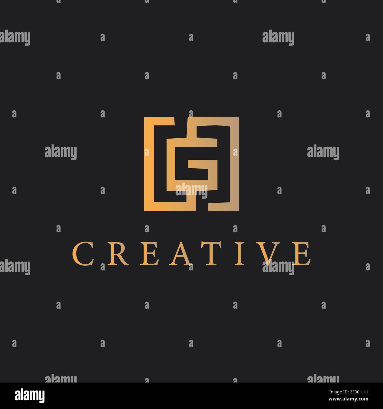 Initial letter G logo vector design Stock Vector Image & Art - Alamy