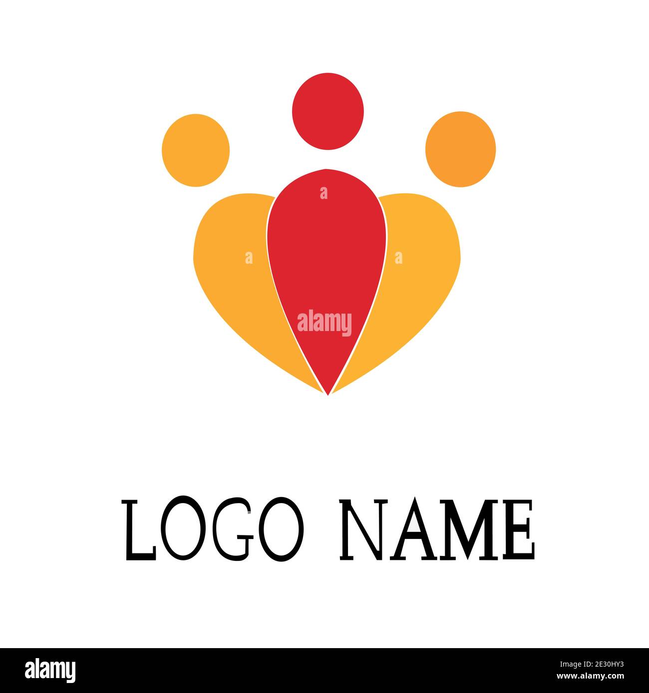 Entrepreneur logo vector design  for businessman Stock Vector