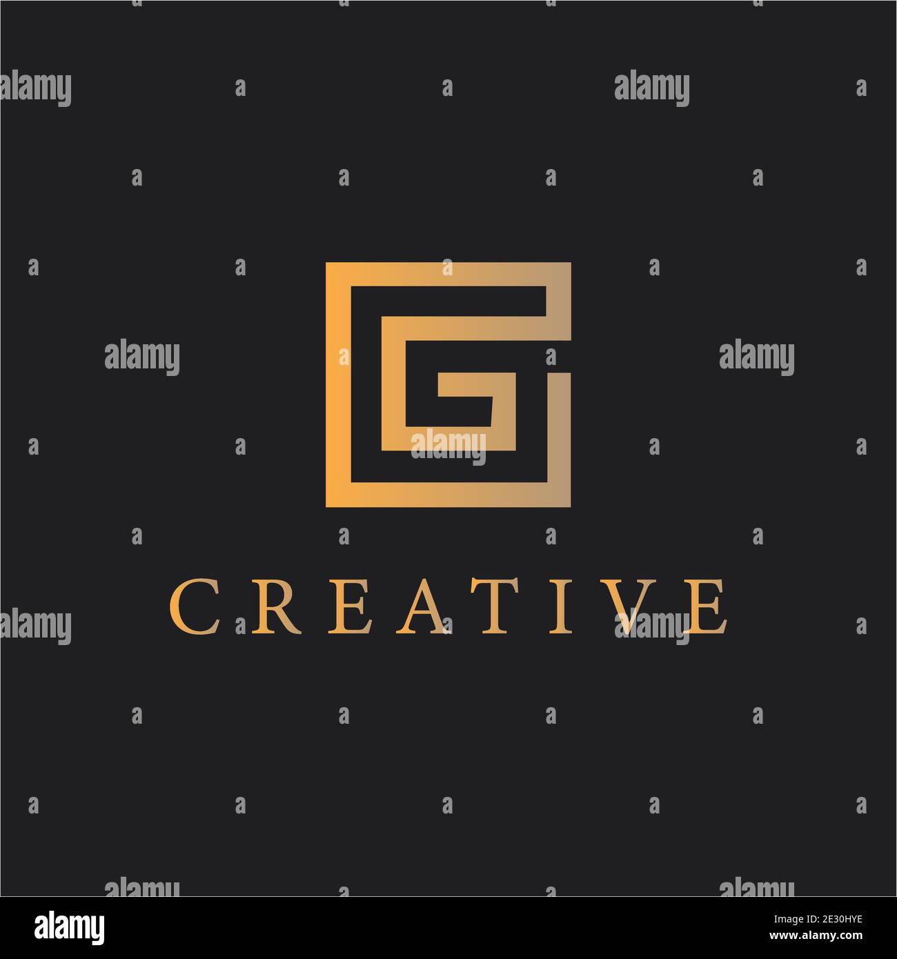 Initial letter G logo vector design Stock Vector Image & Art - Alamy