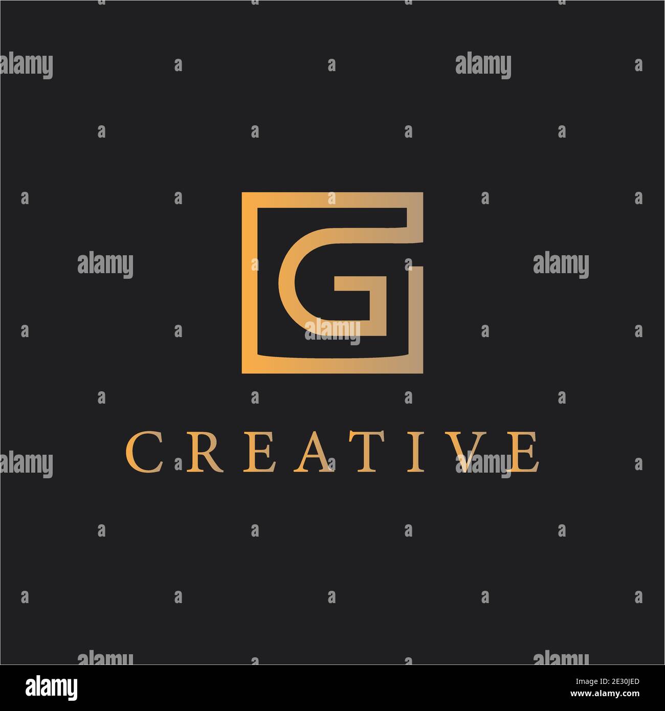 Initial letter G logo vector design Stock Vector Image & Art - Alamy