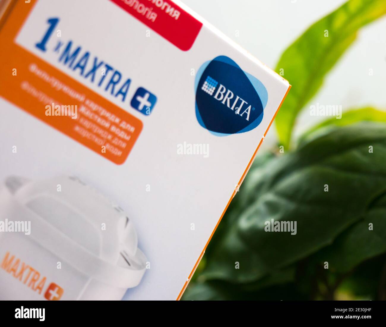 GOMEL, BELARUS - JANUARY 16, 2021: Brita water filter cartridge. Brita GmbH  is a German company which manufactures water filters Stock Photo - Alamy