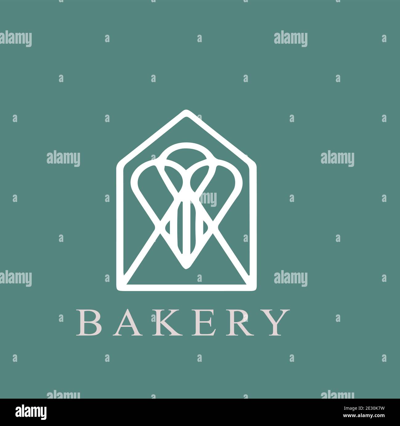 Coffee shop and bakery logo vector design template Stock Vector
