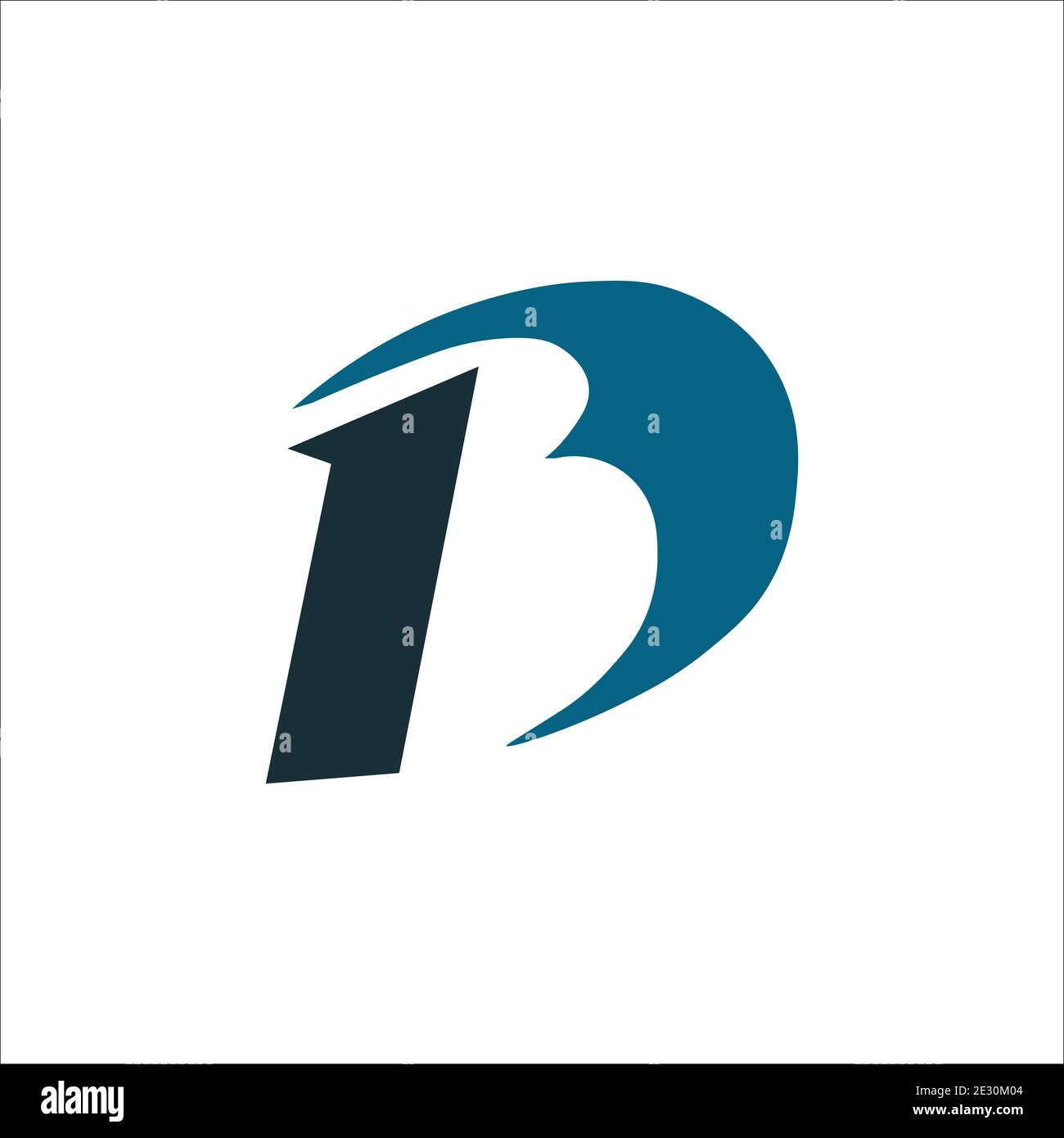 Initial letter B logo icon vector Stock Vector