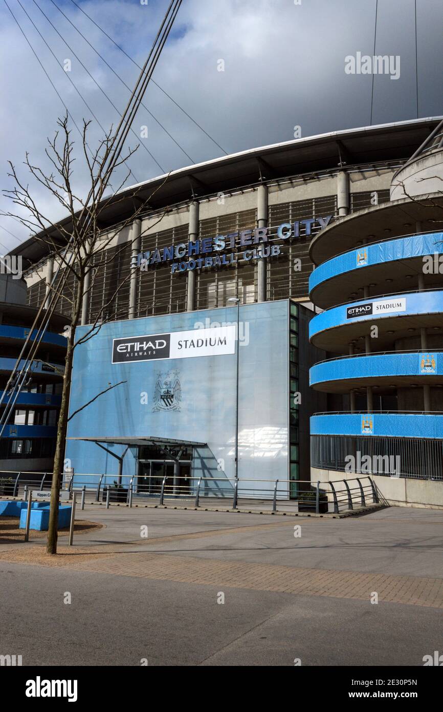 Etihad Stadium, Manchester. Stock Photo