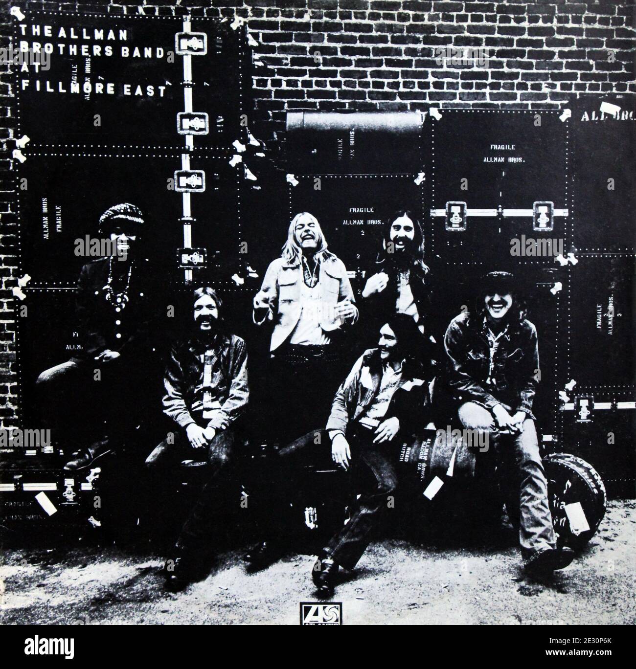 The Allman Brothers Band: 1971. live double LP front cover: At Fillmore East Stock Photo