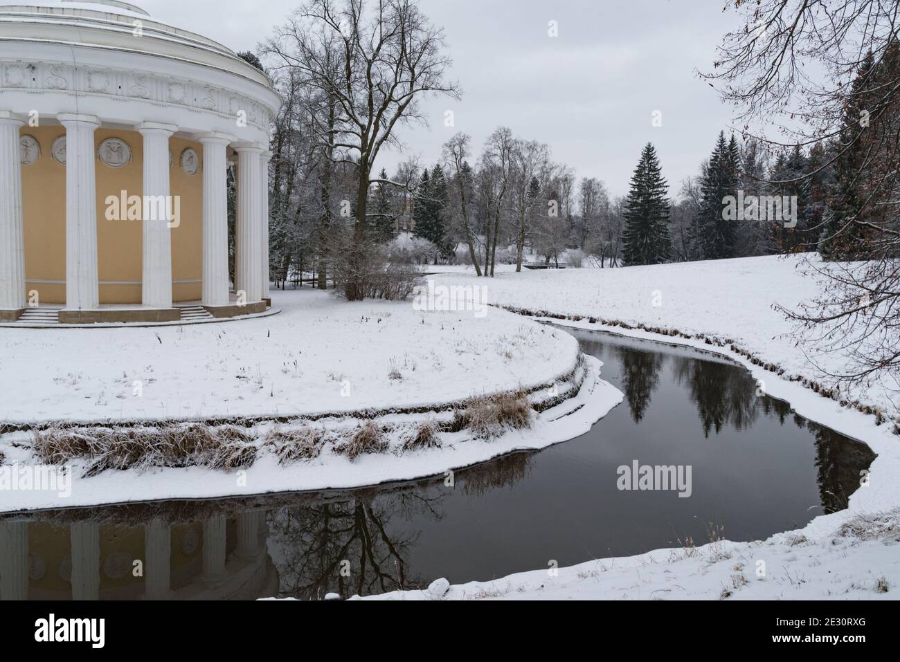 The Pavilion Temple of Friendship in Pavlovsk park near Saint ...