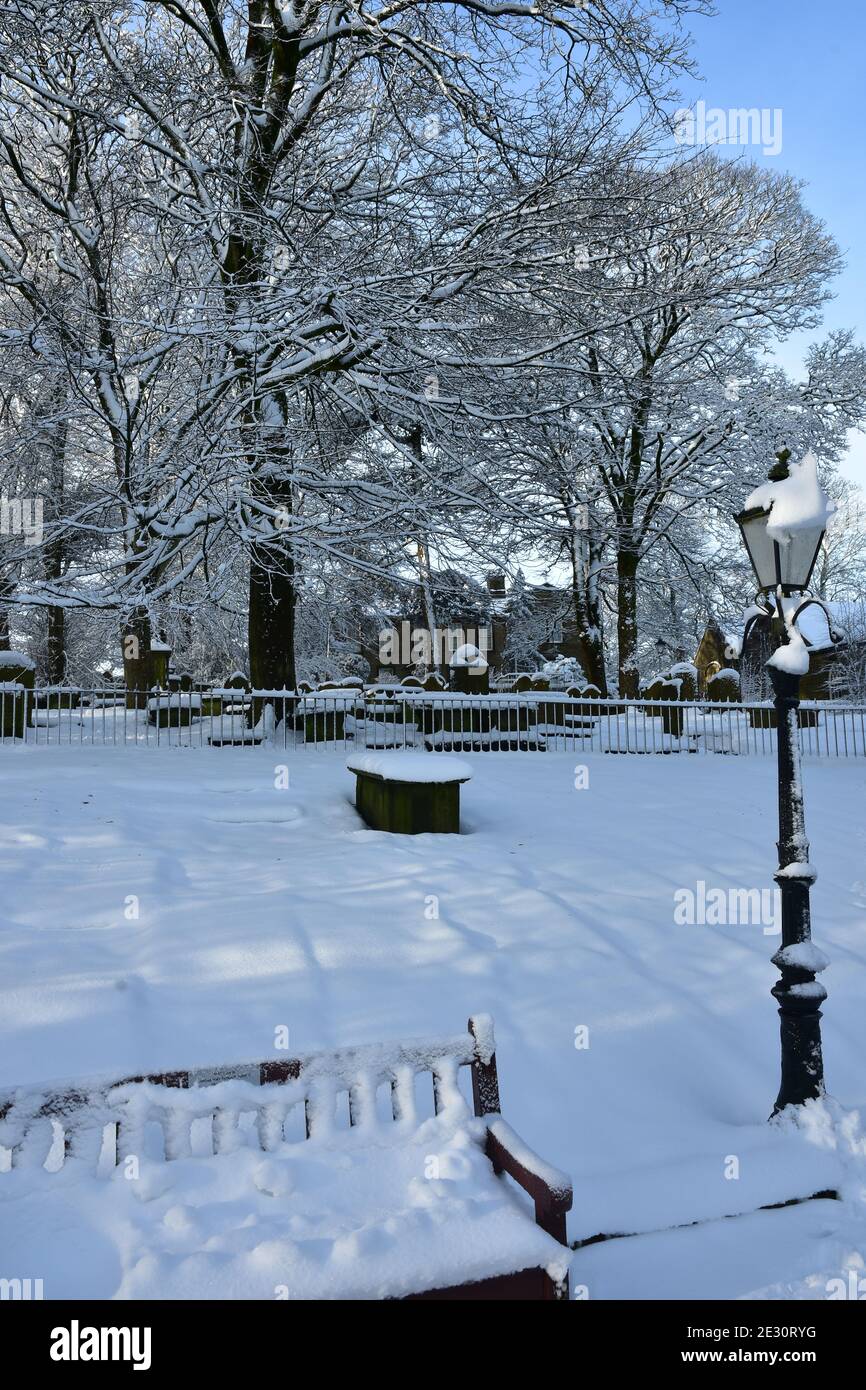 Graveyard In Snow High Resolution Stock Photography and Images - Alamy