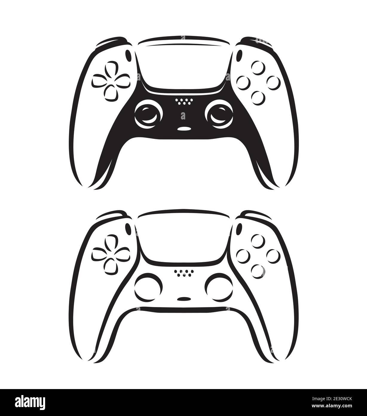 Game controller symbol. Video gamepad logo vector Stock Vector Image & Art  - Alamy