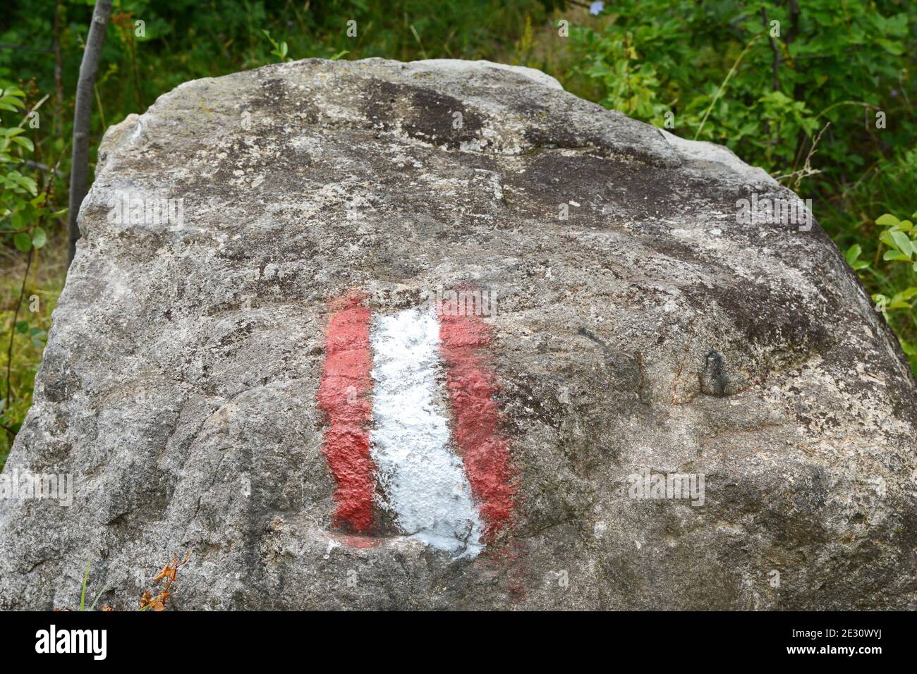White Rocks Marking Mountaineering markings hi-res stock photography and images - Alamy