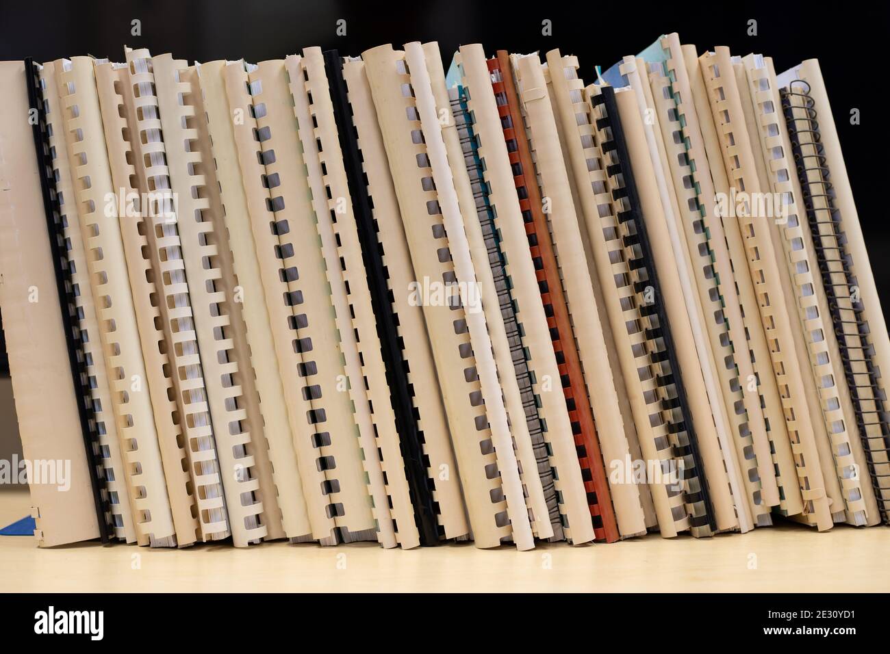 5 Tab Colored POCKET Dividers 3 Ring Binder Plastic Film File Folder  Inserts | eBay