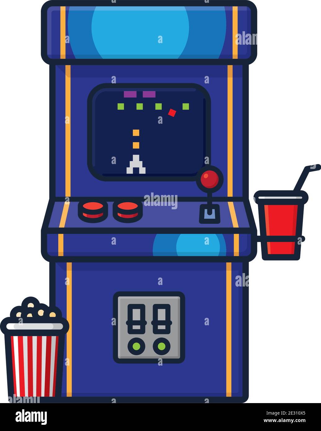 Arcade game Stock Vector Images - Alamy