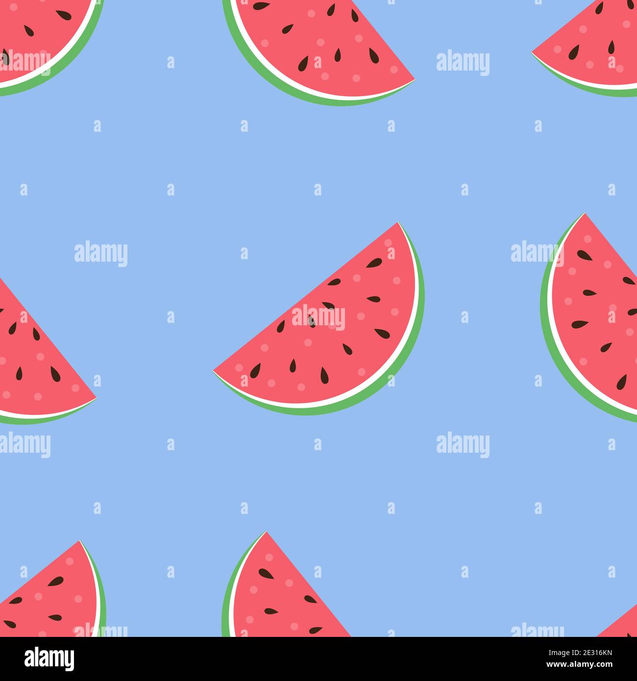 Watermelon Seamless Pattern Background. Illustration Stock Photo - Alamy