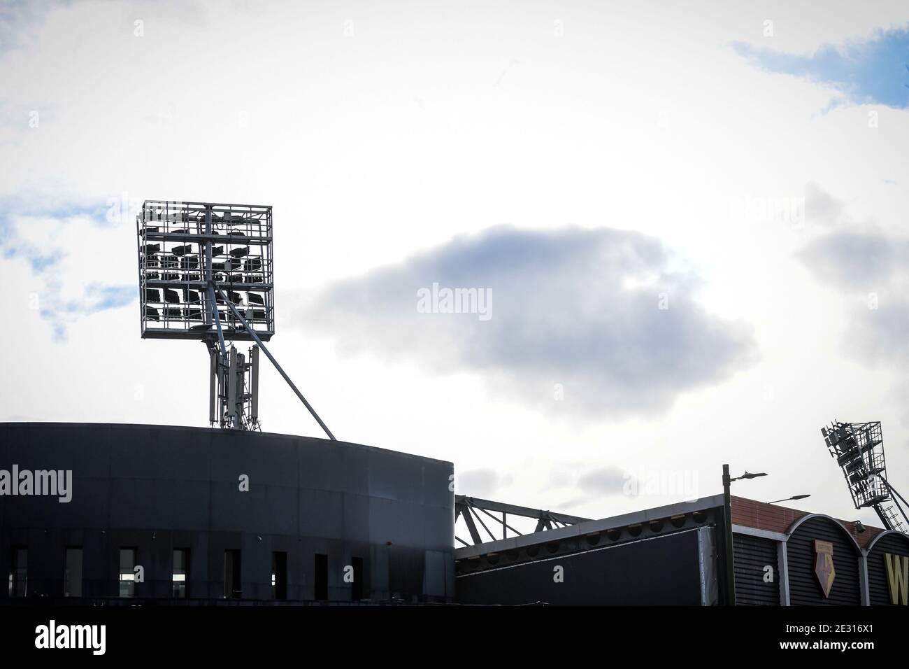 Floodlights at vicarage road hires stock photography and images Alamy