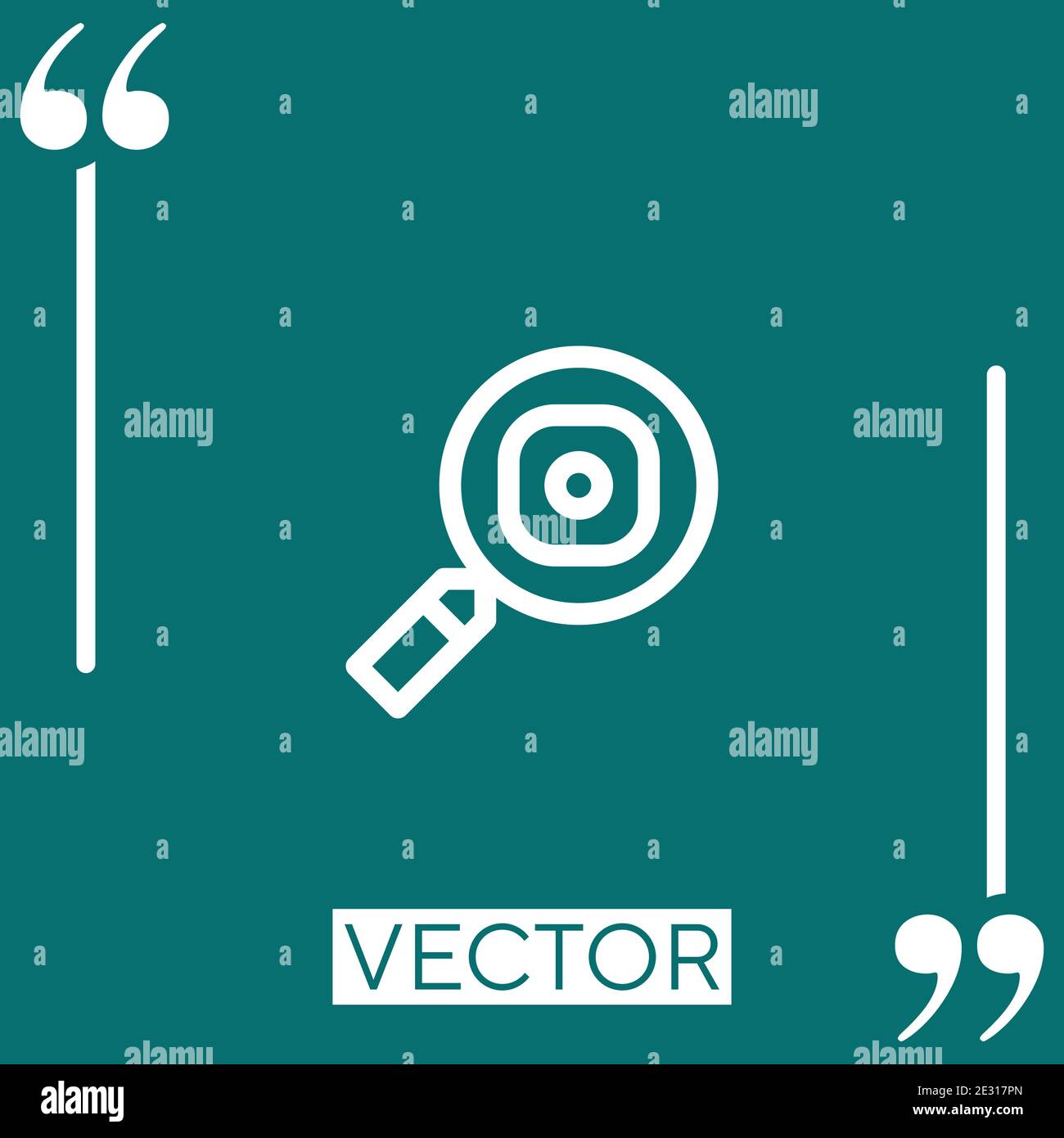 frying pan vector icon Linear icon. Editable stroked line Stock Vector