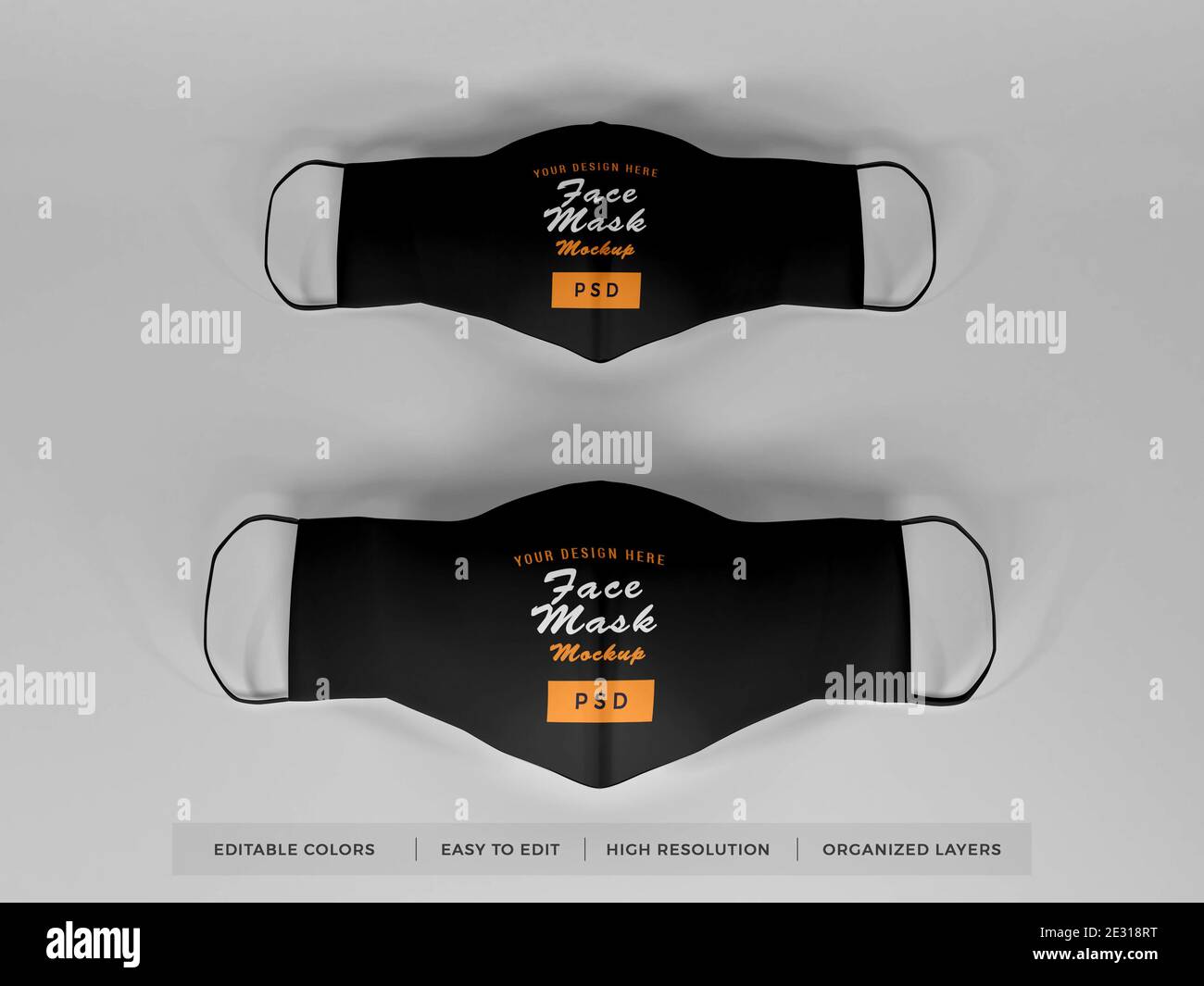 Download Face Mask Mockup Scene Template Stock Photo Alamy