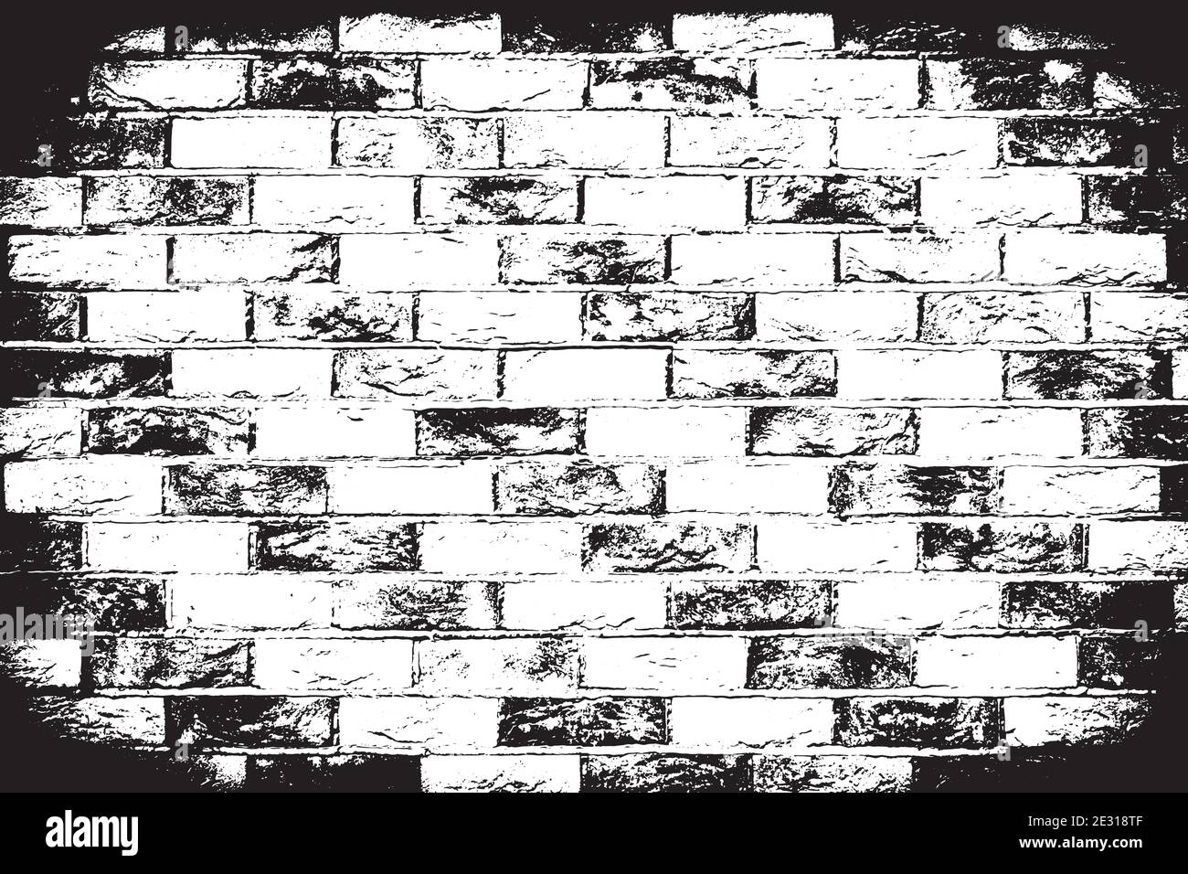 Brickwall Overlay Background Stock Vector