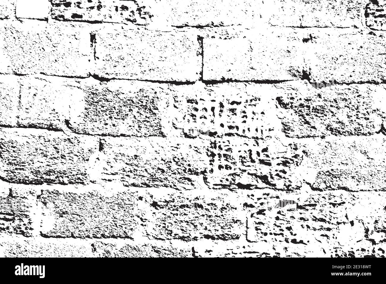 Brickwall Overlay Background Stock Vector