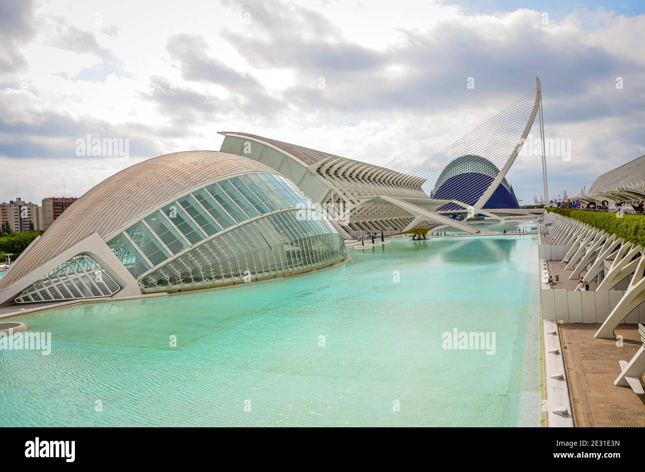 City of Arts and Science, Valencia, Spain Stock Photo