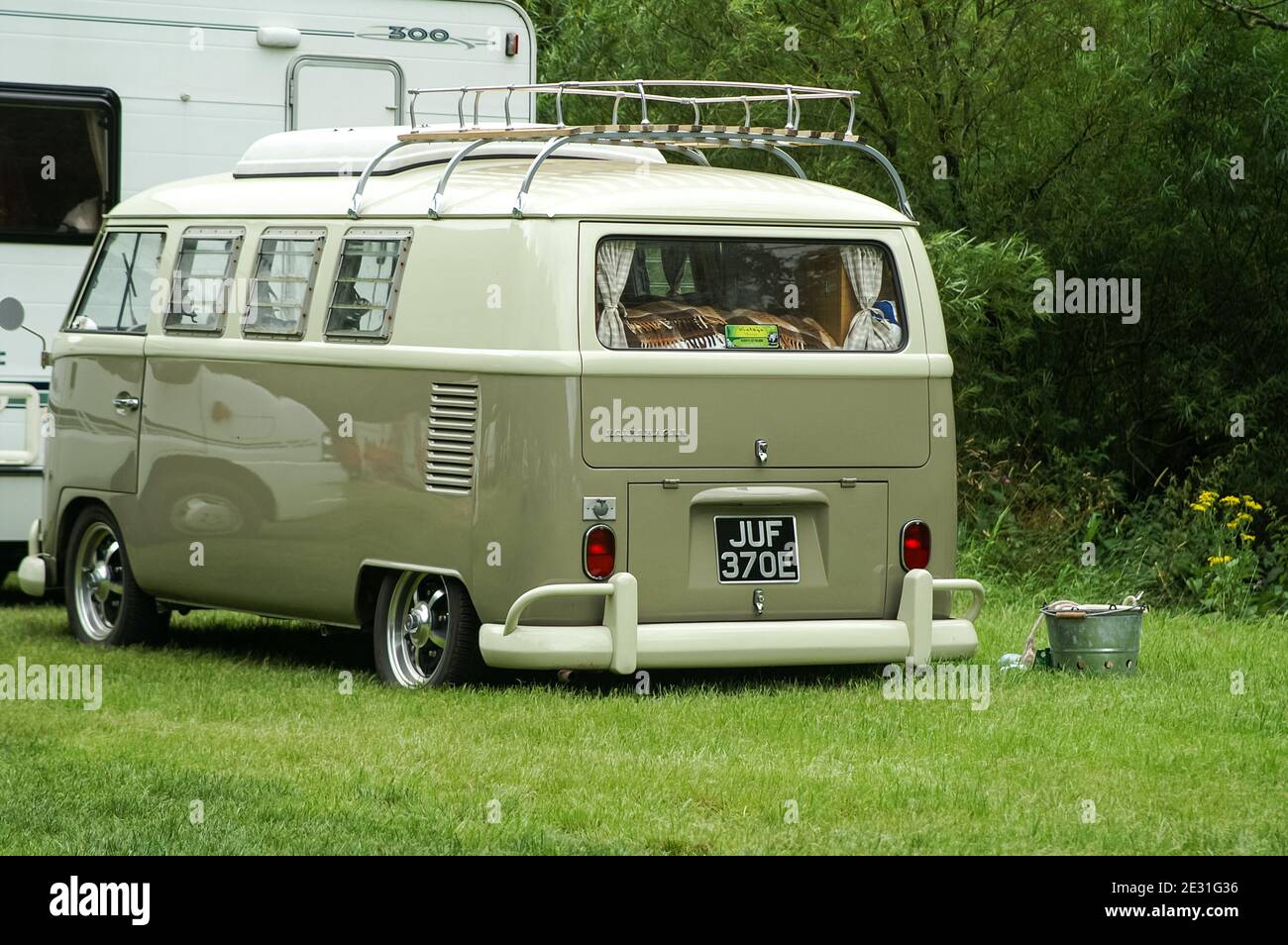 Vw type 2 split screen camper van hires stock photography and images
