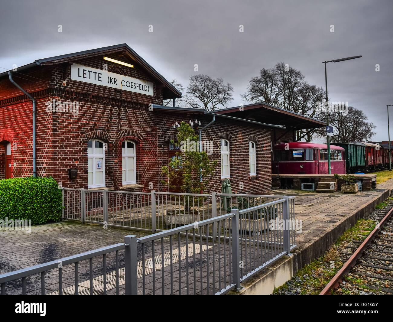 the small village of lette in westphalia Stock Photo - Alamy