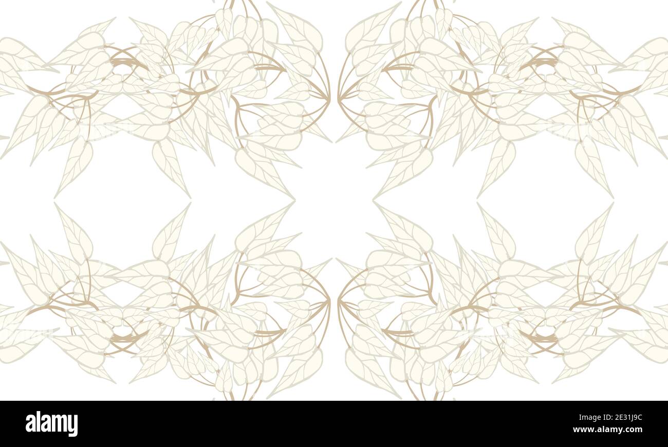 Floral background design with beautiful leaf Stock Vector Image & Art ...