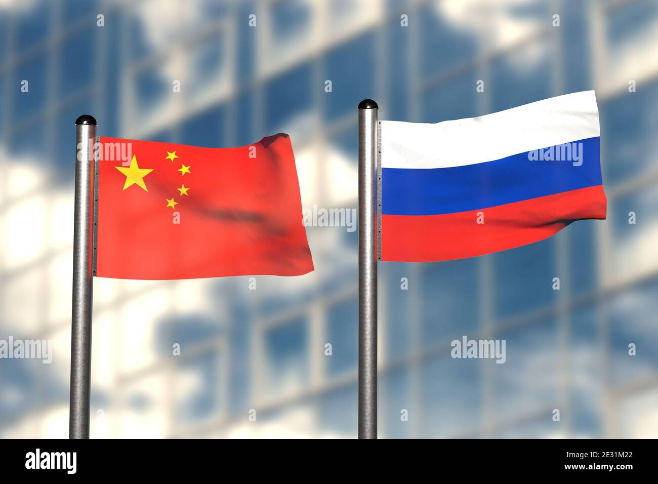 Premium Vector  Russia 3d map with national flag
