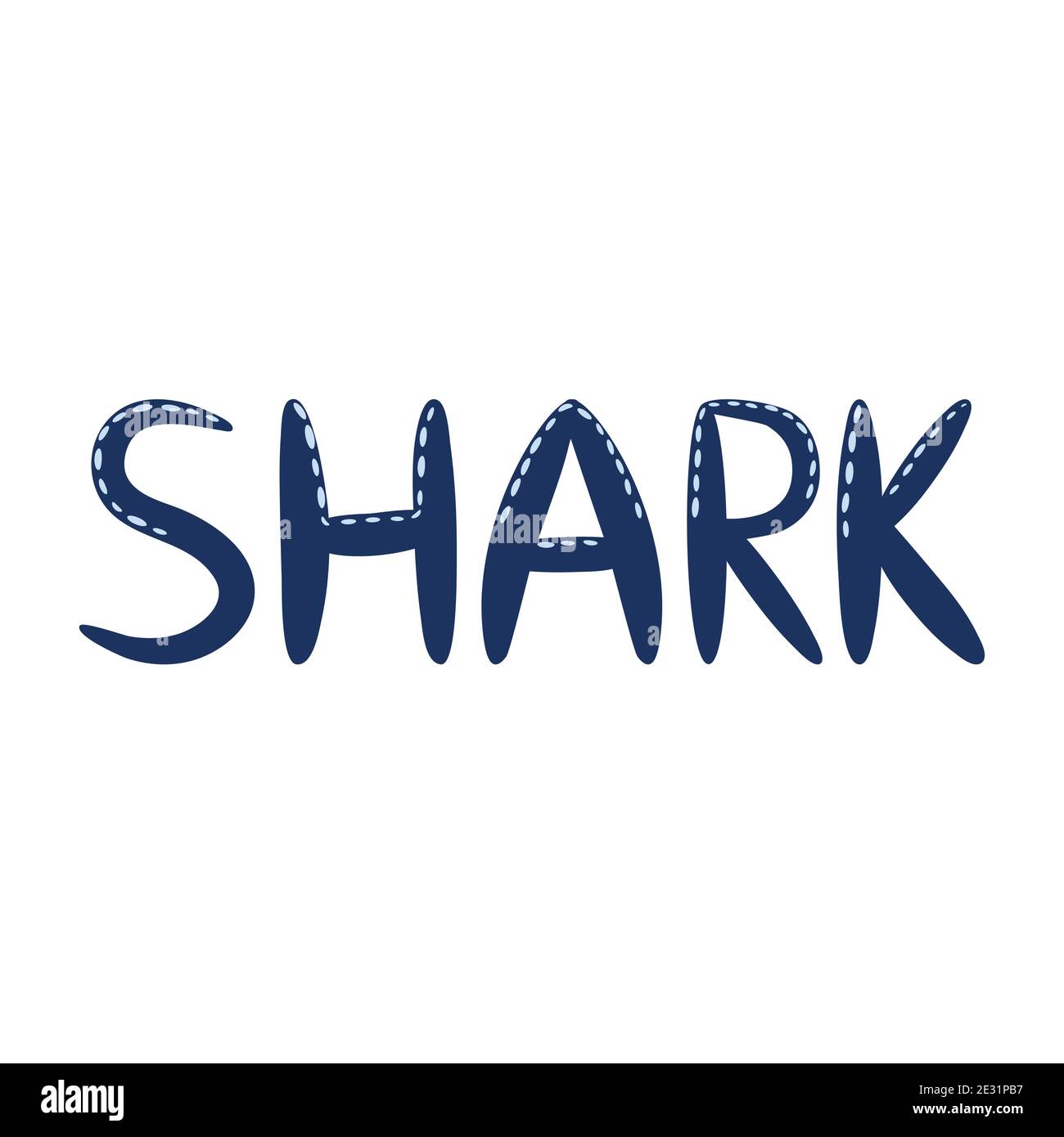 shark-lettering-letters-in-scandinavian-style-hand-drawn-stock-vector-image-art-alamy