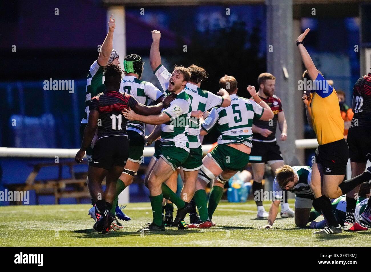 Castle Bar, West Ealing, UK. 16th January, 2021. Ealing Trailfinders