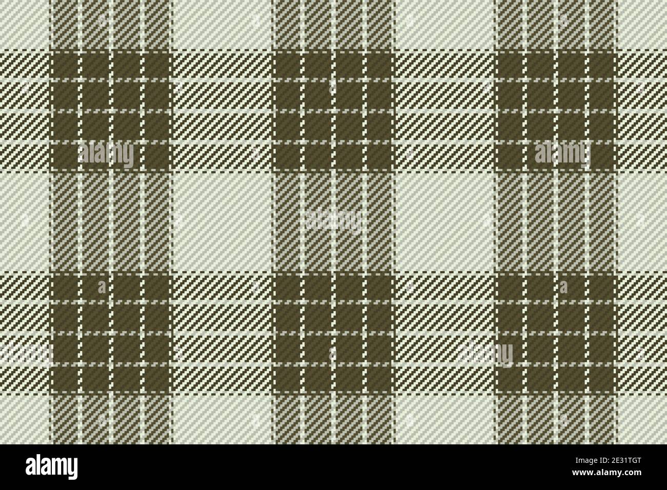 Tartan plaid pattern seamless vector background. Check plaid for flannel shirt, blanket, throw, or other modern textile design. Stock Vector