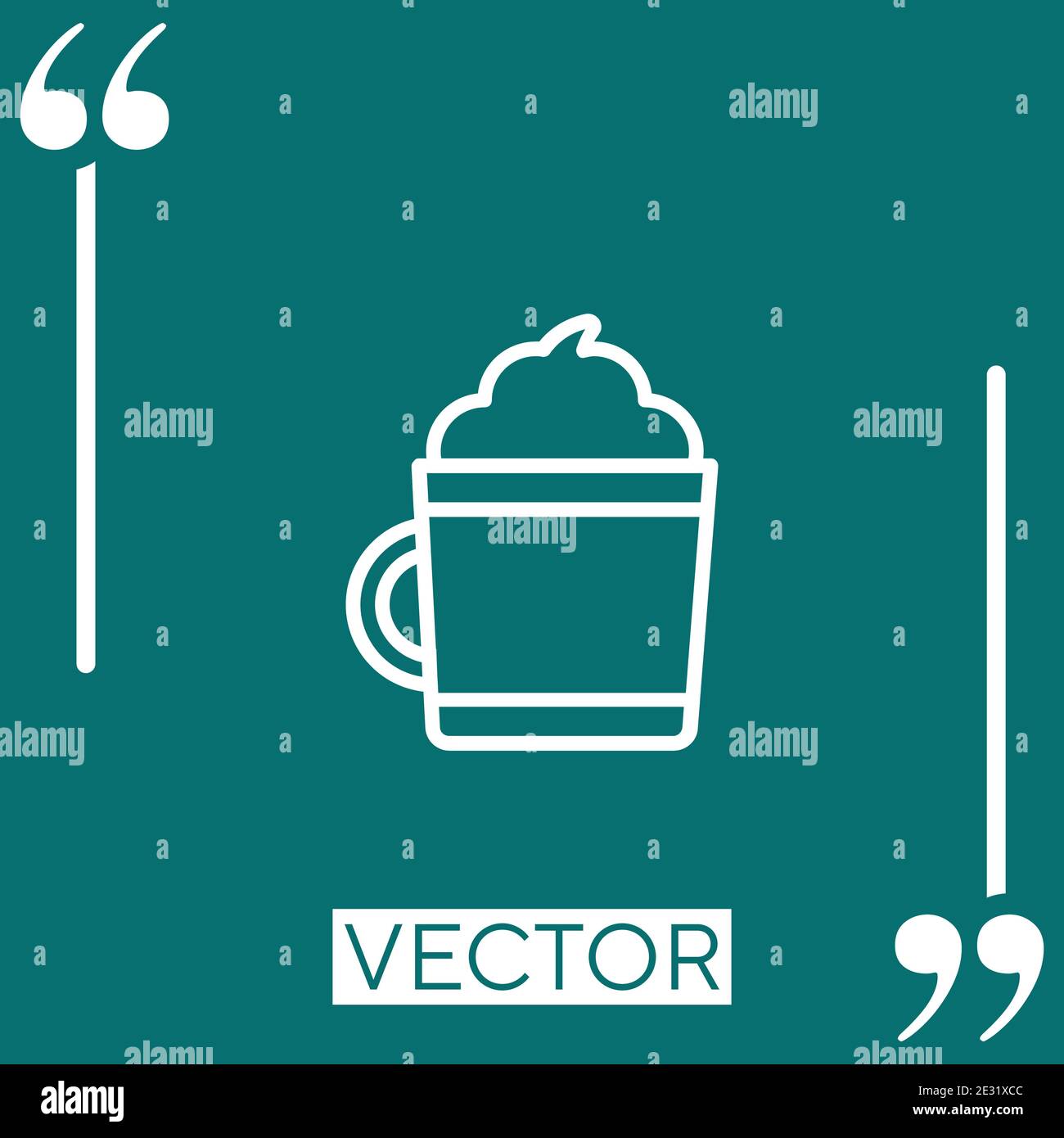 chocolate Linear icon. Editable stroke line Stock Vector
